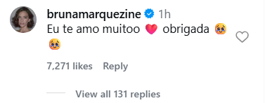 Bruna Marquezine reage à homenagem de Shawn Mendes • Instagram/Bruna Marquezine