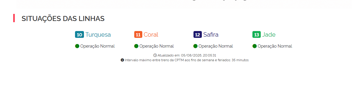 Linhas de trem da CPTM voltam a operar normalmente após fim da greve em SP