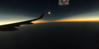 Passageiros de um voo observaram o eclipse solar total sobre a Espanha