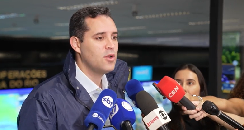 Coletiva de imprensa vento