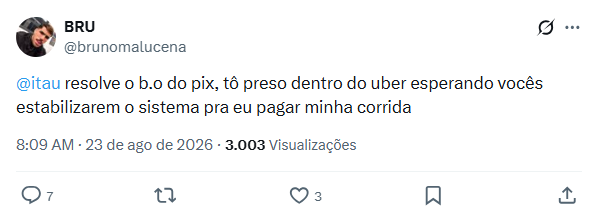 • Reprodução/X (@brunomalucena)