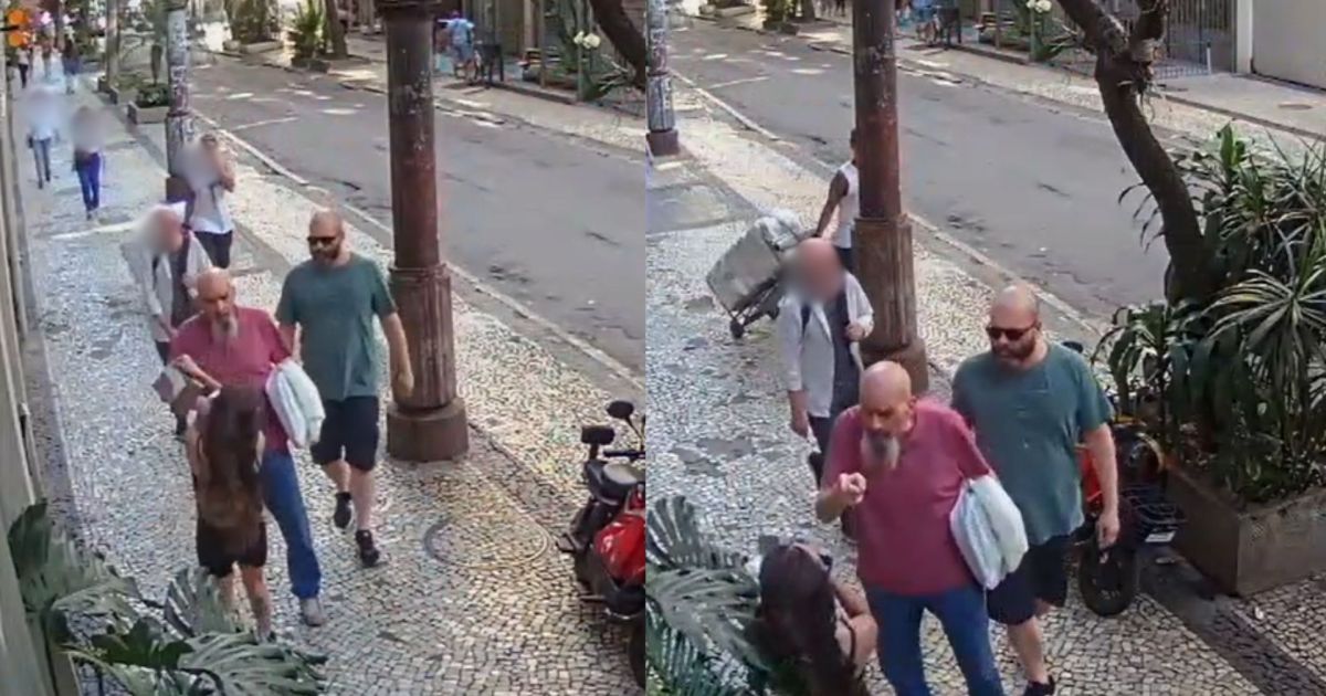 Vídeo: entregadora de aplicativo é perseguida e agredida por homem no Rio