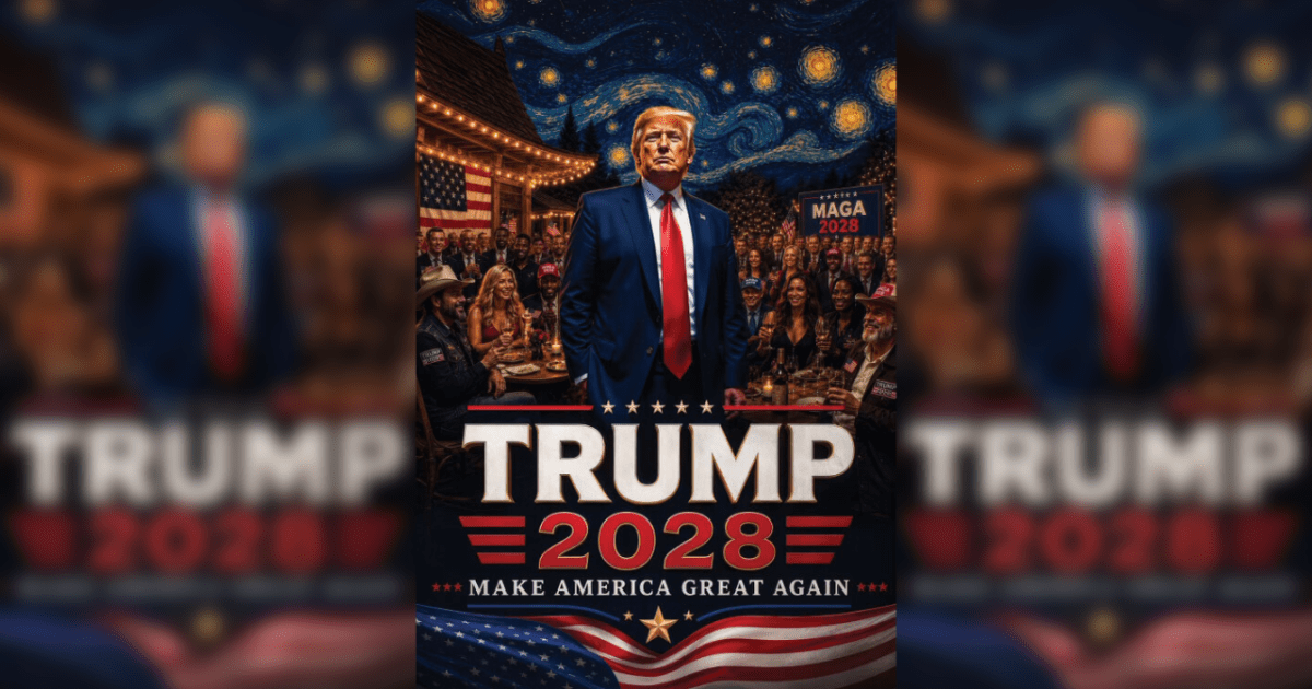 Trump posta imagem de IA divulgando “candidatura” à presidência em 2028