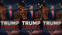 Trump posta imagem de IA divulgando "candidatura" à presidência em 2028