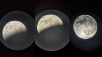 Eclipse lunar com Lua de Sangue é visto pelo Brasil: veja as melhores imagens do fenômeno raro que é destaque no céu noturno