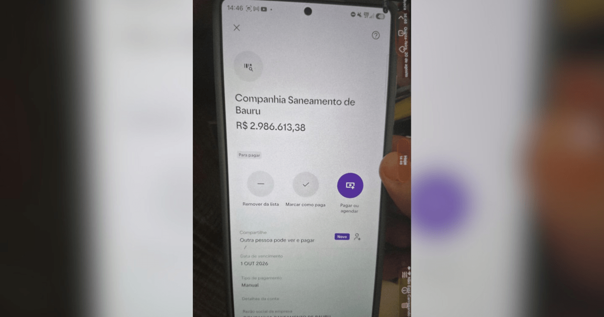 Mulher recebe conta de água de quase R$ 3 milhões no interior de São Paulo, procura vizinhos e descobre algo impressionante