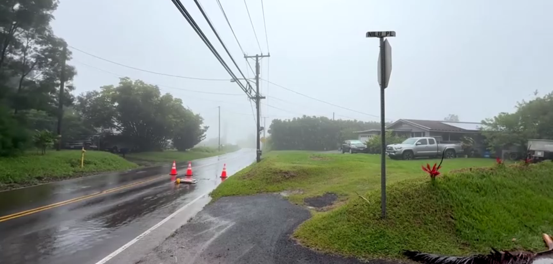 Furacão Lala provoca fortes ventos e chuva intensa no Havaí • Reprodução/Reuters