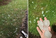 Chuvas e granizo causam estragos em SC; estado está em alerta