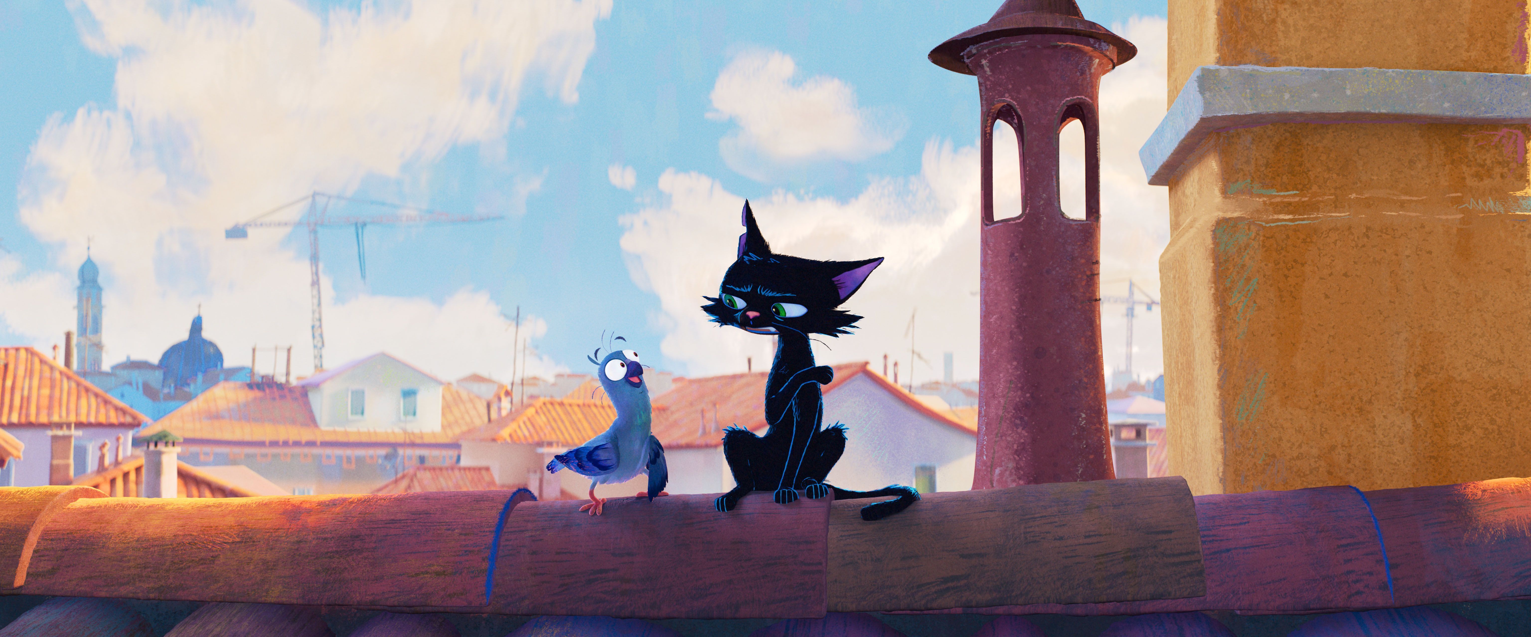 Cena de "Gatto", exibida na D23 • Pixar