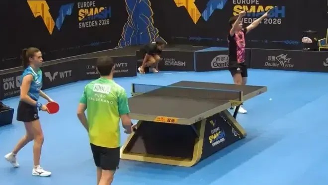 Hugo Calderano e Bruna Takahashi são eliminados no WTT Europe Smash
