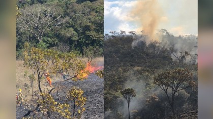 Incêndio mobiliza 19 agentes no combate às chamas • Corpo de Bombeiros Militar do Estado de Minas Gerais · • Corpo de Bombeiros Militar do Estado de Minas Gerais