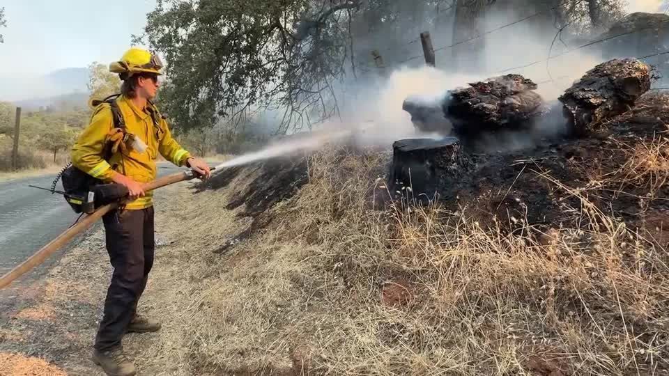 Fast-moving fire in California prompts evacuations, remains uncontained