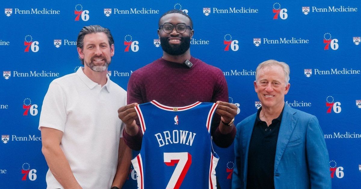 Jaylen Brown E Apresentado Pelo Philadelphia 76Ers Meu Foco E Vencer