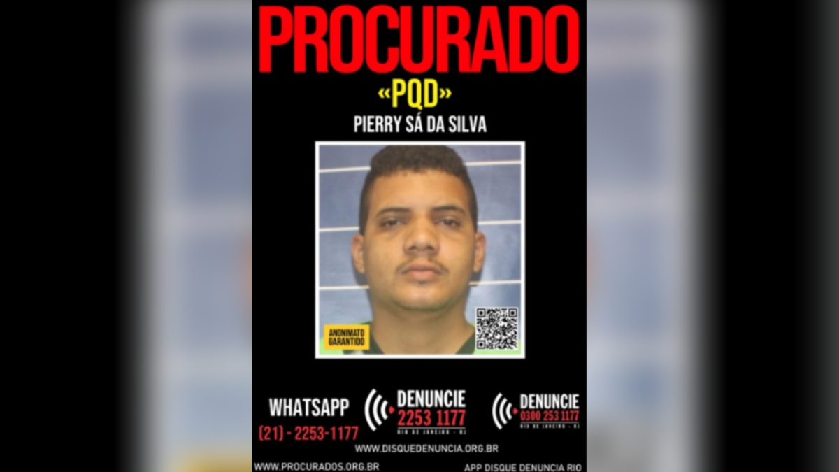 “PQD”, líder do Comando Vermelho, é preso no Rio de Janeiro