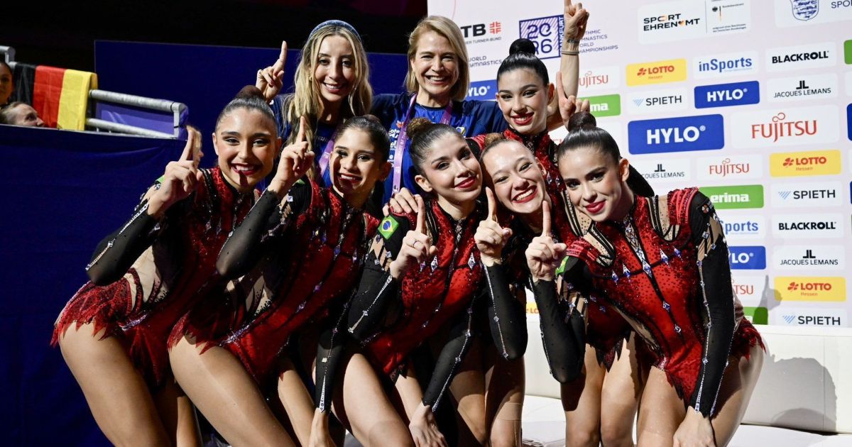 Brasil brilha e faz história no Mundial de ginástica rítmica