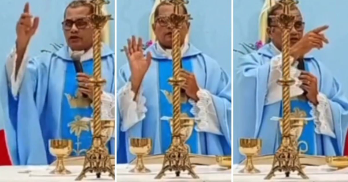 Tiroteio interrompe missa ao vivo e padre pede “calma” aos fiéis na Bahia