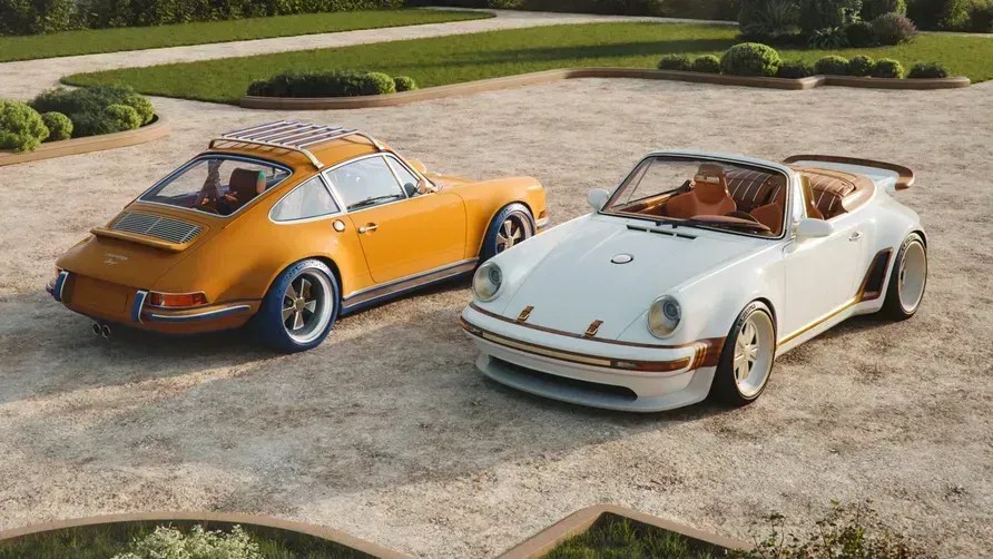Louis Vuitton customiza dupla de Porsches modificados, veja fotos