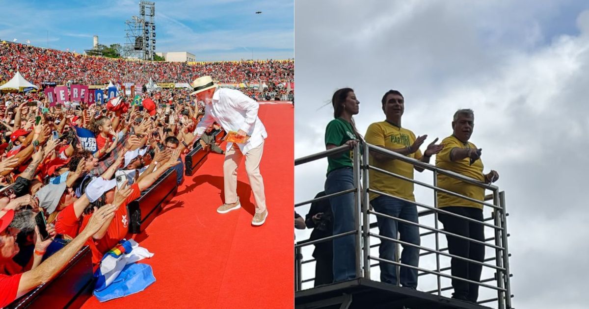 Lula e Flávio Bolsonaro abrem campanha eleitoral neste domingo