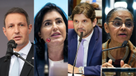 Real Time Senado SP: Derrite, Tebet, André do Prado e Marina empatam