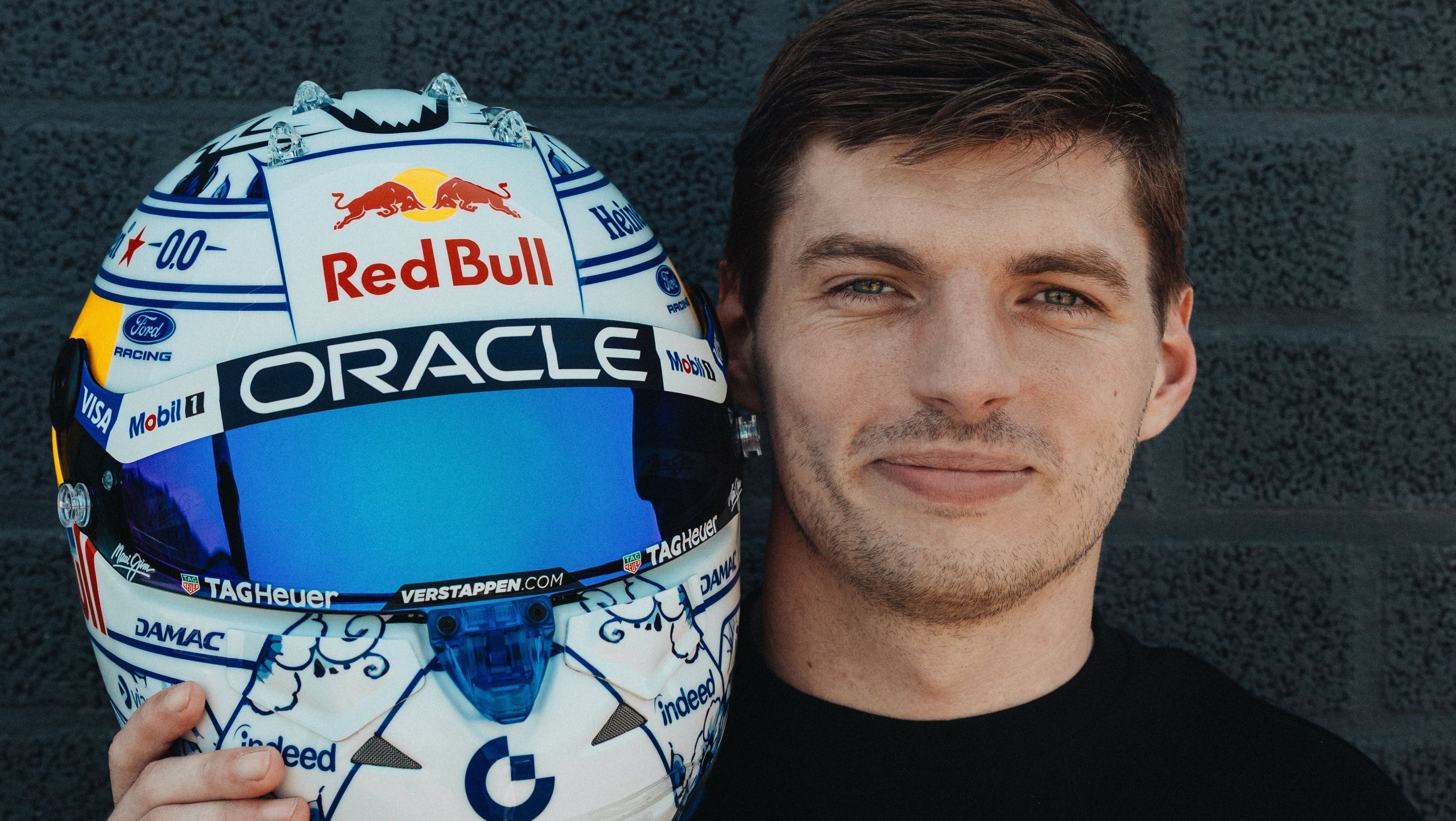 Imagem de destaque do post: Verstappen prepara “despedida” na F1 e revela capacete especial na Holanda