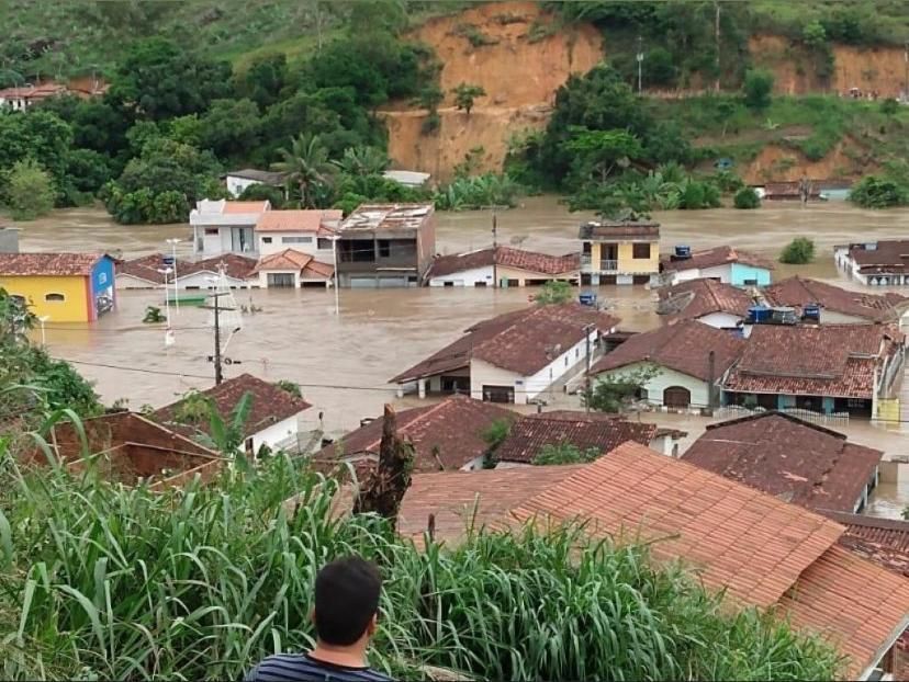 Enchente em Jiquiriçá • Arquivo pessoal