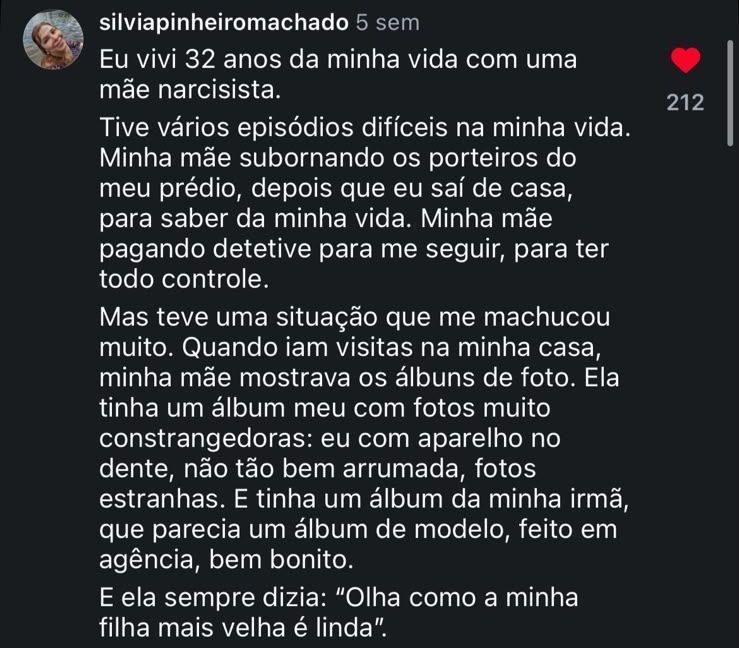 Desabafo de internauta foi notado por Tata Werneck nas redes sociais • Reprodução/Instagram