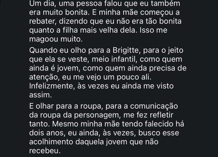 Desabafo de internauta foi notado por Tata Werneck nas redes sociais • Reprodução/Instagram