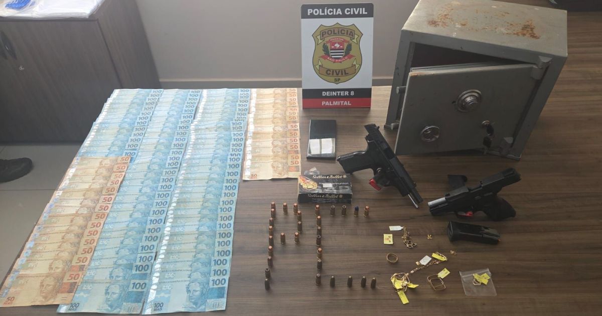 Grupo suspeito de vender armas pela internet é preso no interior de SP