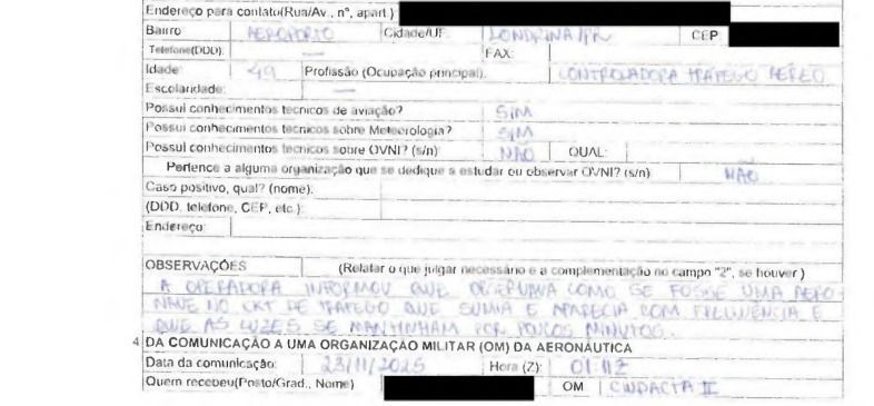 Aeroporto de Londrina teve série de avistamento de OVNIs em 2025