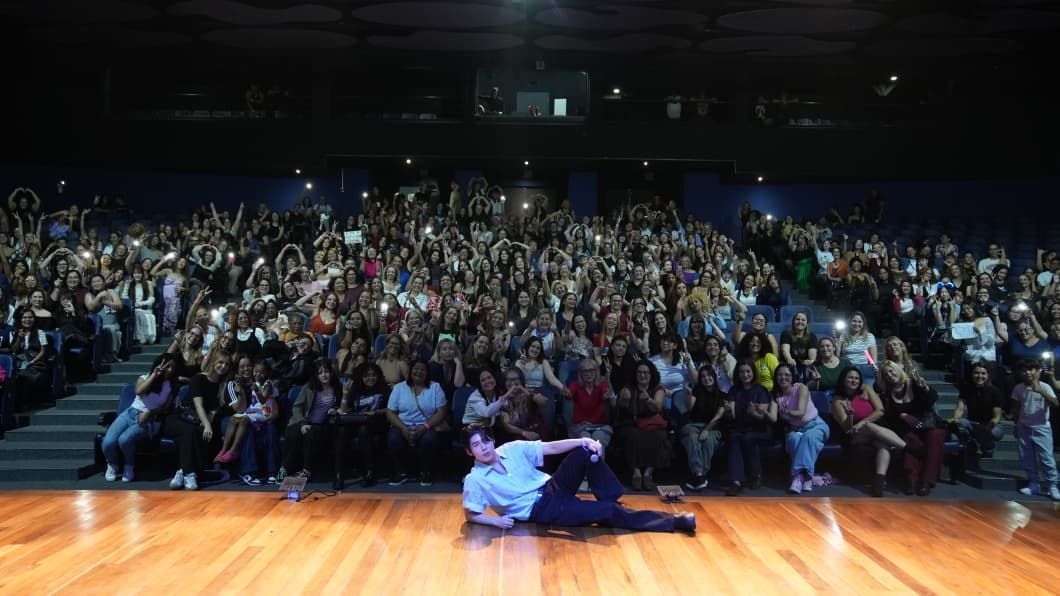 Gaho em seu Fanmeeting beneficente realizado em Guarulhos, São Paulo. • JIJEONG HONG