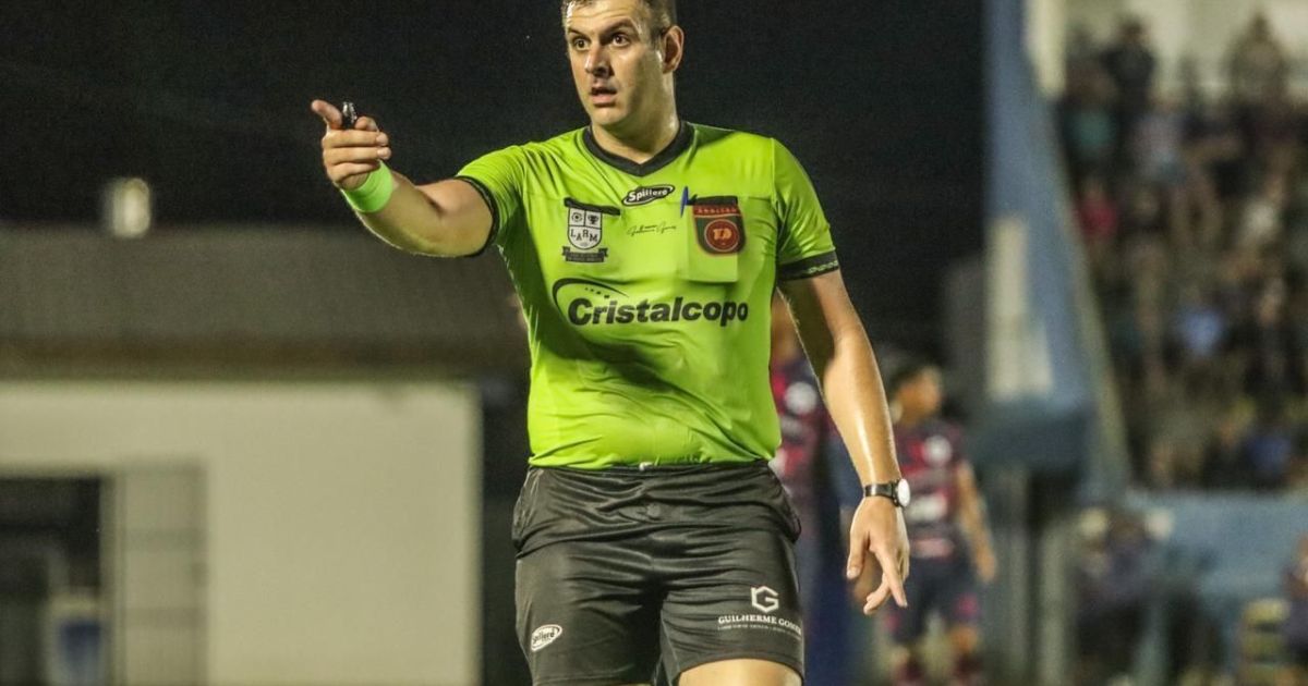 Árbitro Bruno Rosseti morre em acidente de carro em Criciúma (SC)