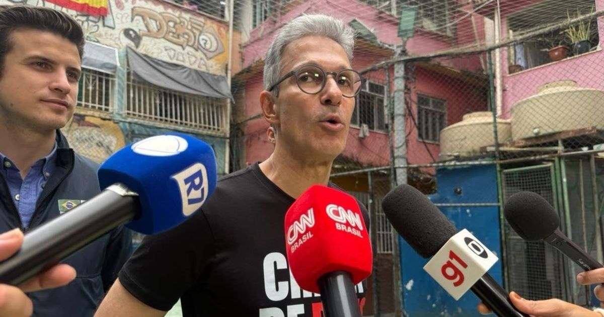 Zema diz que territórios estão sob controle do crime: “Governo cego”