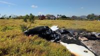 Veja como ficou avião que registrou pequena explosão após pane em MG