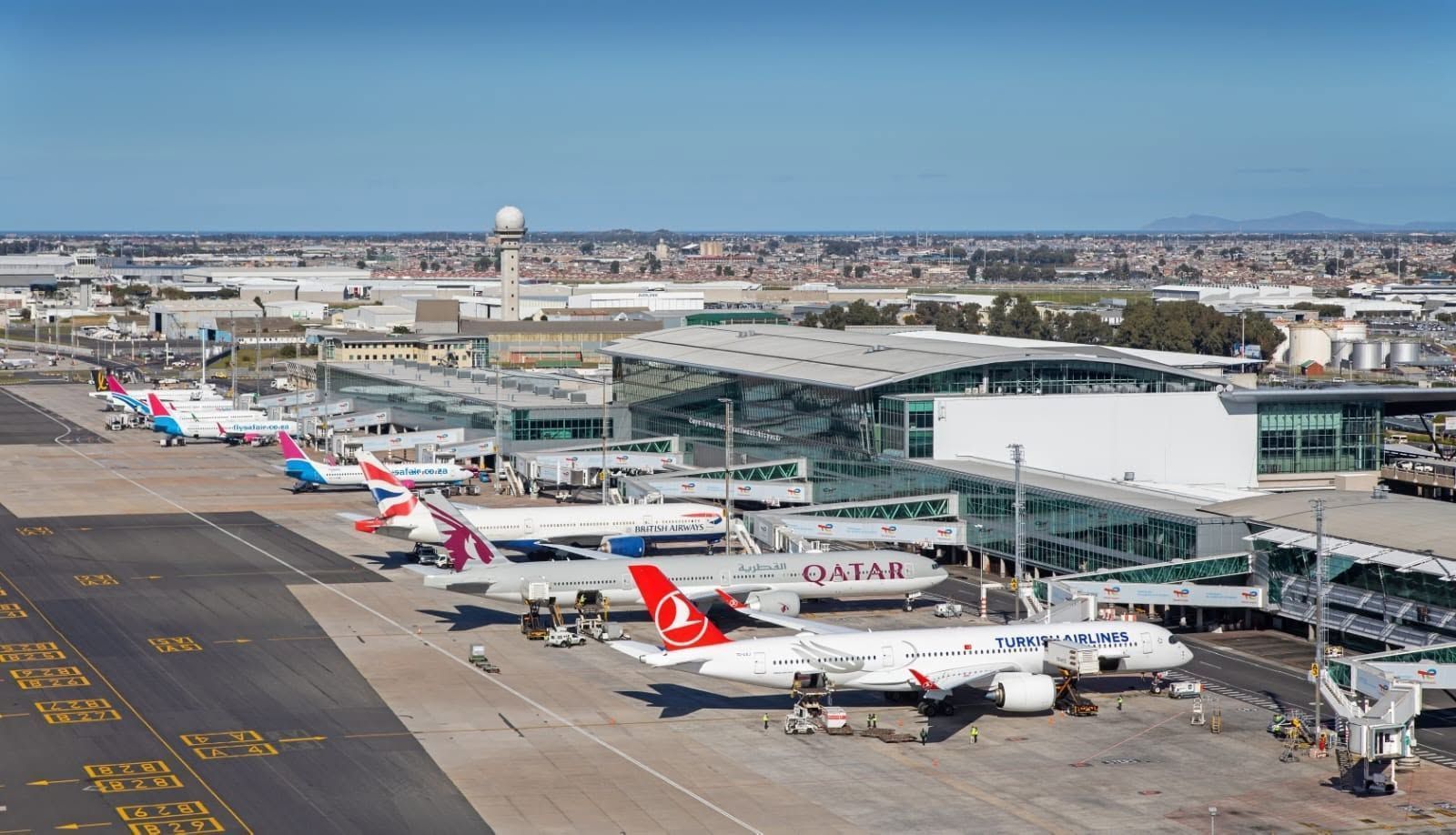 Aeroporto Internacional da Cidade do Cabo, na África do Sul