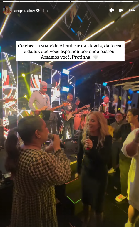 Angélica homenageia Preta Gil • Instagram/Angélica
