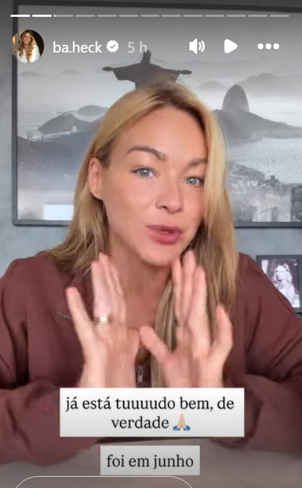 Ex-BBB Bárbara Heck revela que sofreu perda gestacional • Reprodução/Instagram/Bárbara Heck