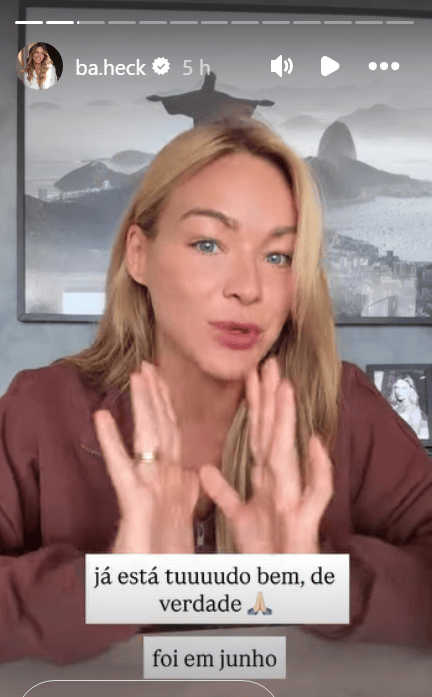 Ex-BBB Bárbara Heck revela que sofreu perda gestacional • Reprodução/Instagram/Bárbara Heck