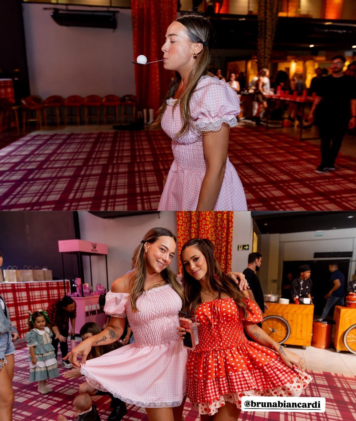 Carol Dantas posa com Bruna Biancardi em festa junina fora de época • Instagram/Carol Dantas