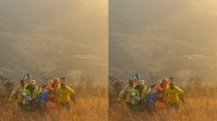 Mulher fica ferida após cair durante salto de parapente em Brumadinho (MG)