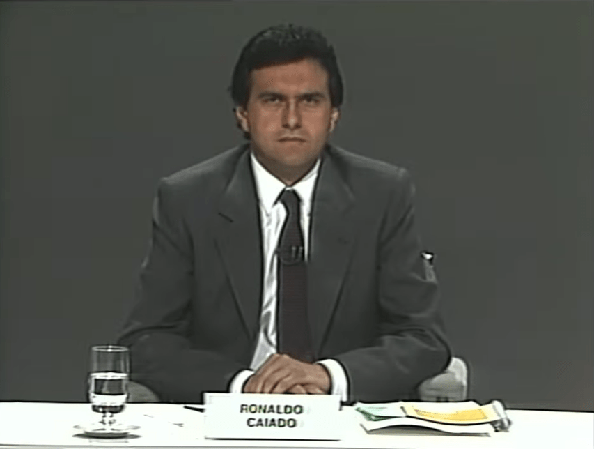 Ronaldo Caiado disputou as eleições de 1989 como candidato do PSD