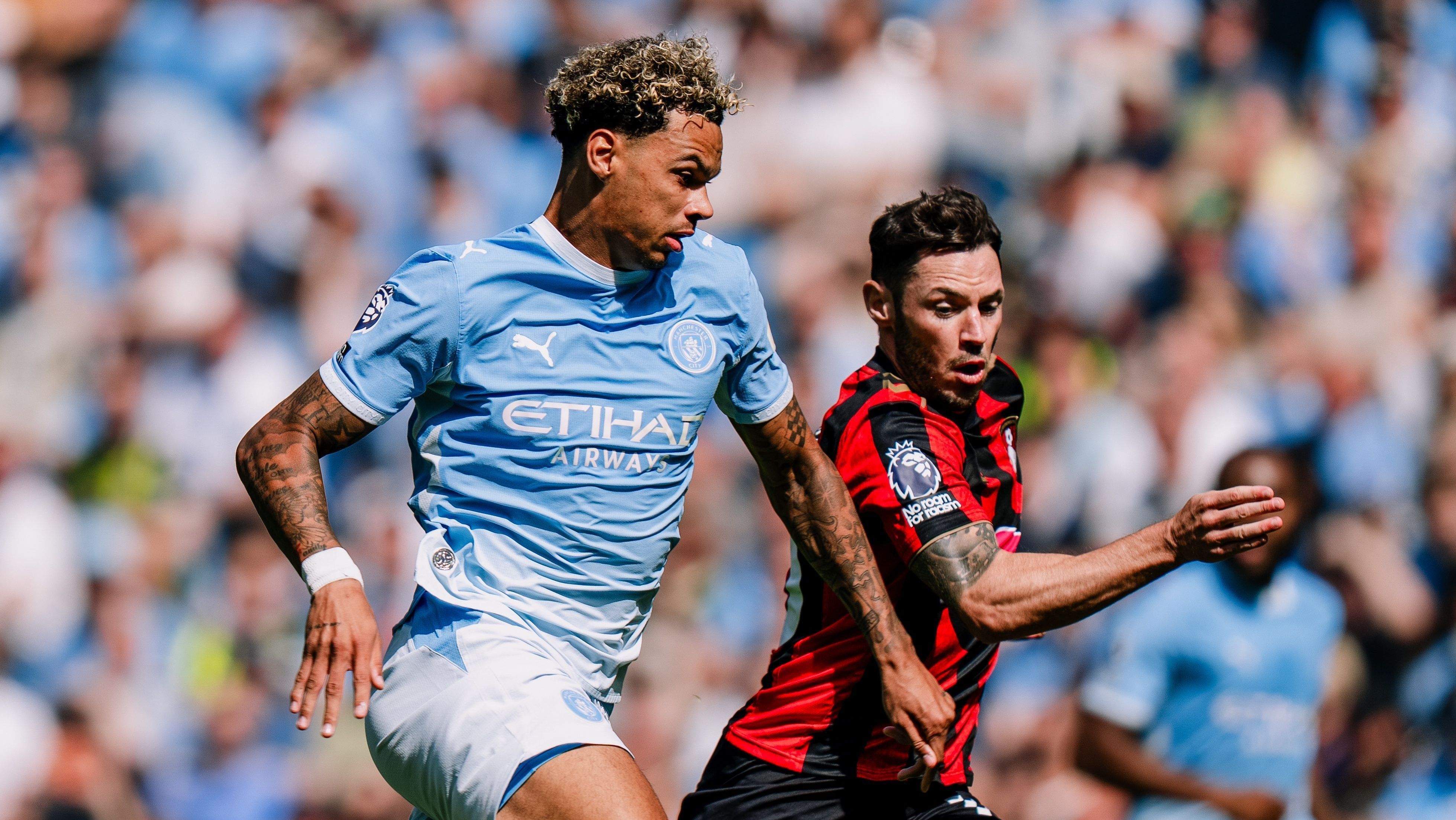 Cherki brilha, e Manchester City vira sobre o Bournemouth com gols no fim