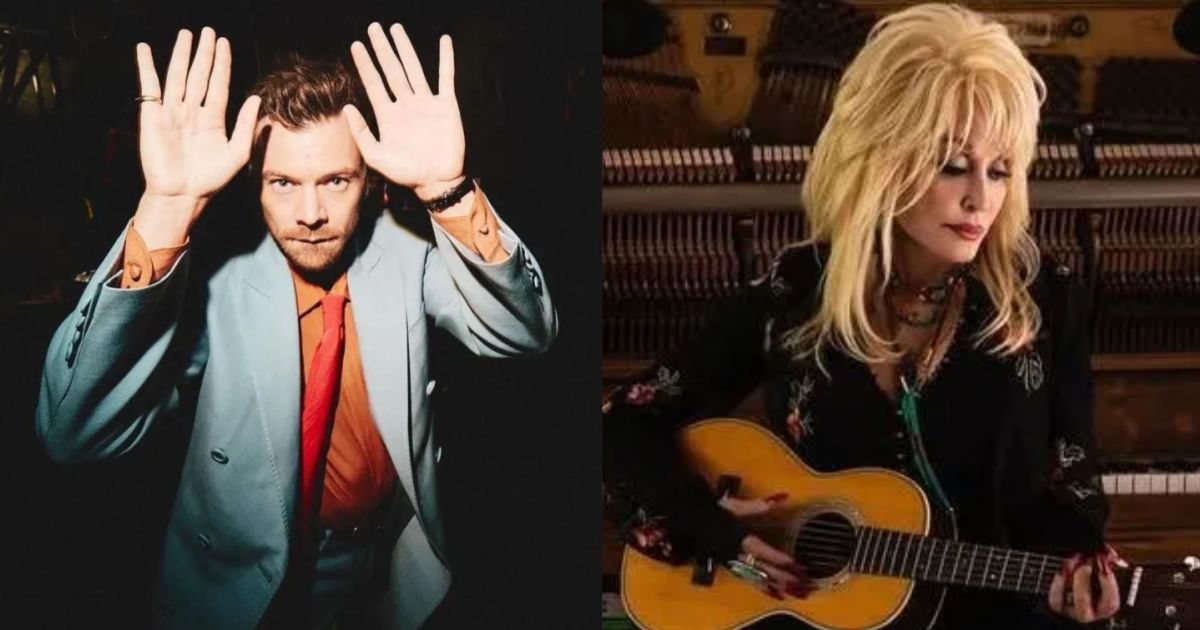 Harry Styles pays tribute to Dolly Parton at New York show