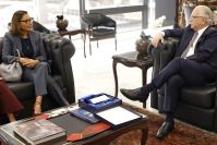 Janja visita Fachin no STF para discutir combate ao feminicídio