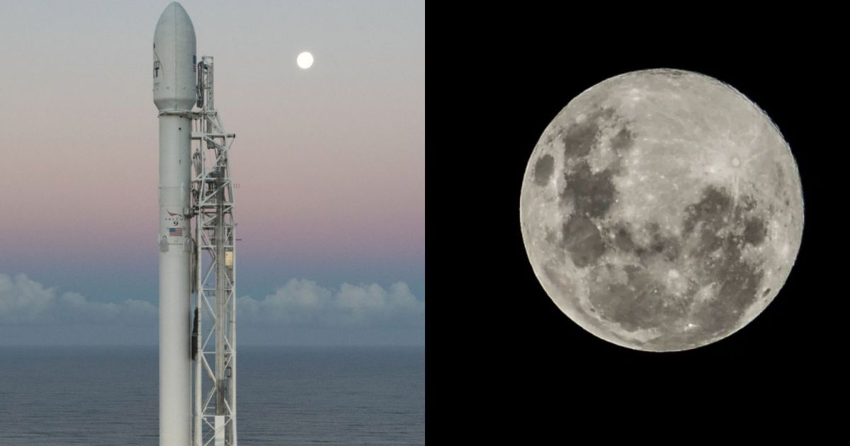 Foguete da SpaceX deve atingir a Lua a quase 8.750 km/h na quarta (5)