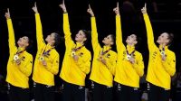 Brasil leva ouro no Mundial de ginástica rítmica com a maior nota do ano
