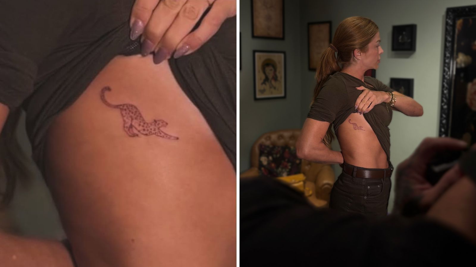 Onça? Grazi Massafera mostra nova tatuagem 