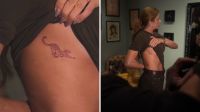 Onça? Grazi Massafera mostra nova tatuagem "selvagem"