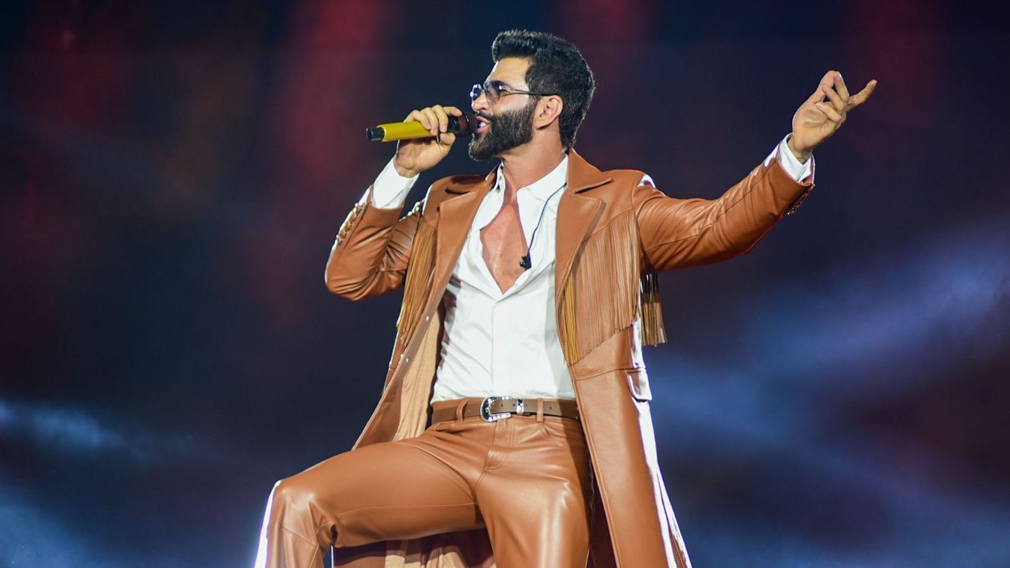 Gusttavo Lima na apresentação na Festa do Peão de Barretos 2026
