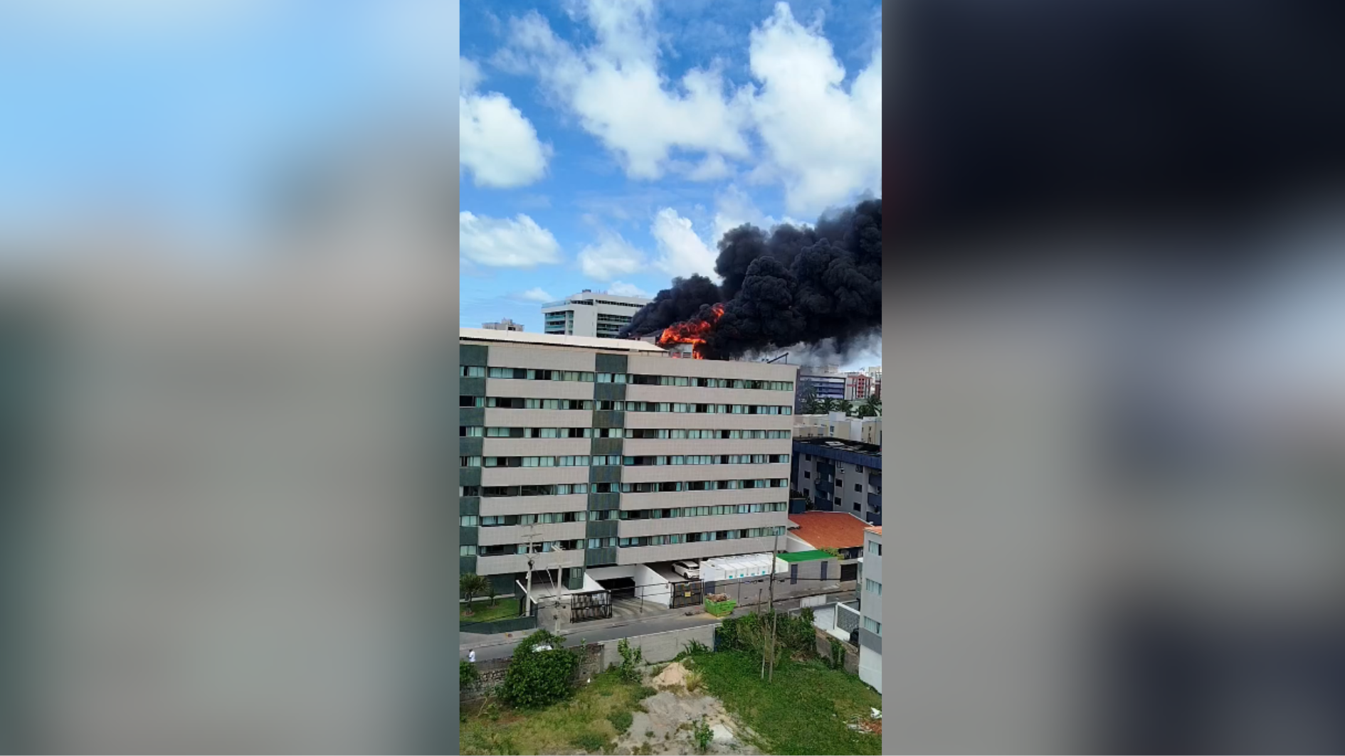 Imagem de destaque do post: Vídeo: incêndio atinge hotel Ritz Suítes em Maceió (AL)