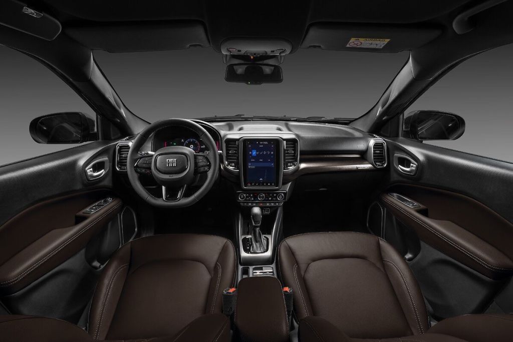 Interior da Fiat Toro Ranch 2027
